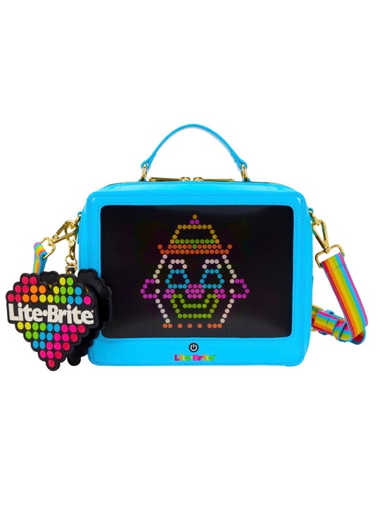 Loungefly Handbags - Loungefly Hasbro Lite Brite Lenticular Glow Crossbody with Coin Bag Kitsch NEW